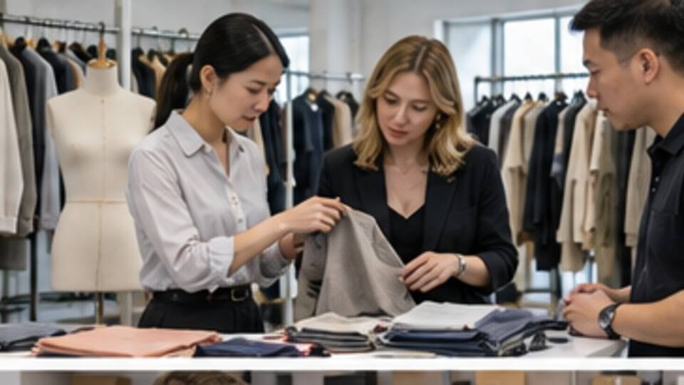 服装OEM企业怎样展示打样与面料能力